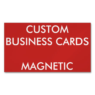 Tarjeta De Visita Magnética Espacio en blanco magnético personalizado