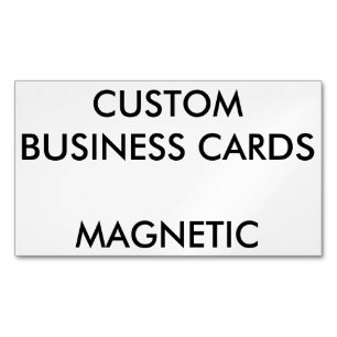 Tarjeta De Visita Magnética Espacio en blanco magnético personalizado