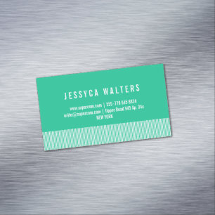 Tarjeta De Visita Magnética Estilo minimalista moderno y genial para estilista