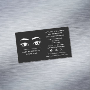 Tarjeta De Visita Magnética Extensiones Eyelash de los medios sociales Lanza o