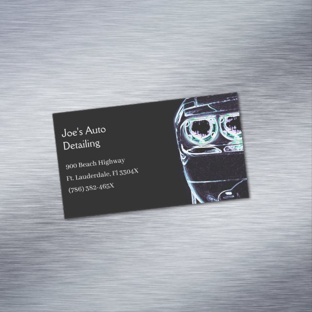 Tarjeta De Visita Magnética faro de automóviles musculares estadounidenses (In Situ)