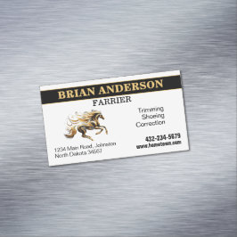 Tarjeta De Visita Magnética Farrier