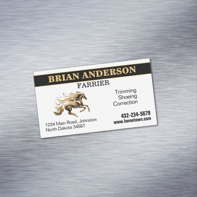 Tarjeta De Visita Magnética Farrier (In Situ)