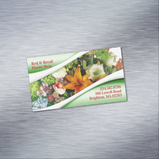 Tarjeta De Visita Magnética Florismo
