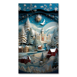 Tarjeta De Visita Magnética Fondo del Resumen de Efecto 3D