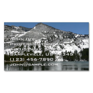 Tarjeta De Visita Magnética Foto del Parque Nacional Yosemite del Lago Snowya 