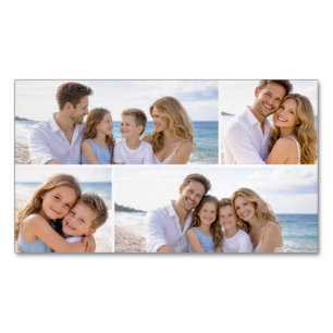 Tarjeta De Visita Magnética Foto familiar personalizada