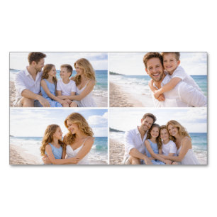 Tarjeta De Visita Magnética Foto familiar personalizada