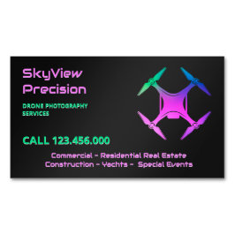 Tarjeta De Visita Magnética Fotografía de drones UAV