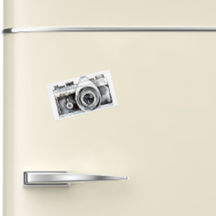 Tarjeta De Visita Magnética Fotógrafo profesional de cámara acuarela