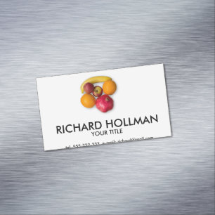 Tarjeta De Visita Magnética Frutas maduras