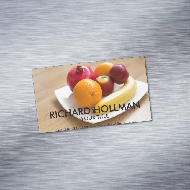 Tarjeta De Visita Magnética Frutas maduras (In Situ)