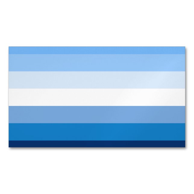Tarjeta De Visita Magnética Gay men Flag (Anverso)