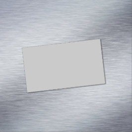 Tarjeta De Visita Magnética Geométrico Gris Pálido Suave