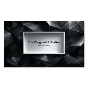 Tarjeta De Visita Magnética Geométrico moderno 3D de polos bajos