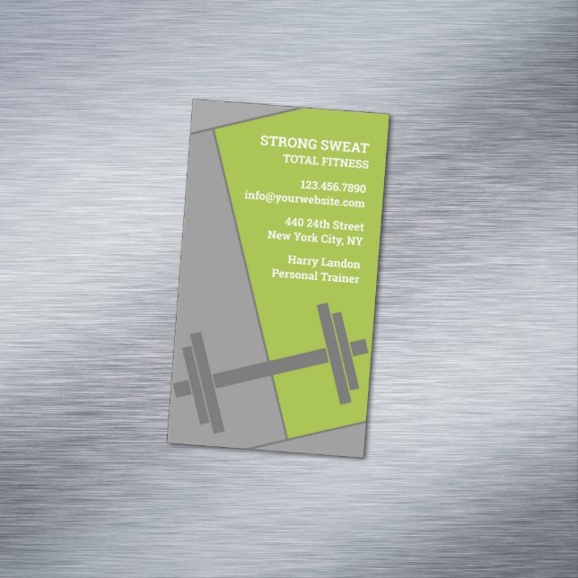 Tarjeta De Visita Magnética Gimnasio (In Situ)