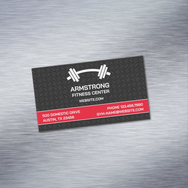 Tarjeta De Visita Magnética Gimnasio (In Situ)