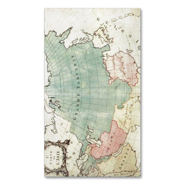 Tarjeta de visita magnética Grande Tartarie (Frente vertical)