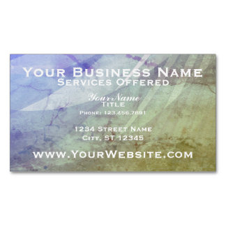 Tarjeta De Visita Magnética Grunge único personalizable