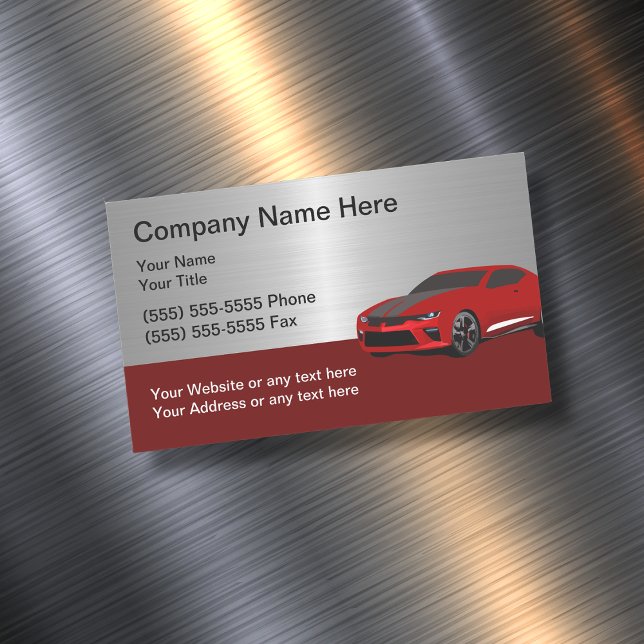 Tarjeta De Visita Magnética Guay Automotive Business Card Magnet (Subido por el creador)