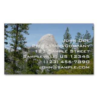 Tarjeta De Visita Magnética Half Dome desde Panorama Trail II