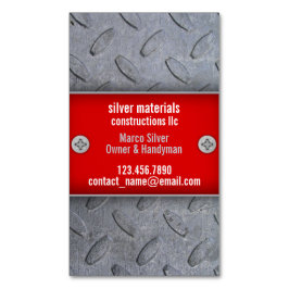 Tarjeta De Visita Magnética Handyman de construcciones
