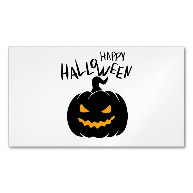 Tarjeta De Visita Magnética Happy Halloween Carte de visite magnétique (Anverso)