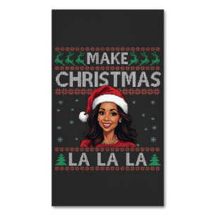 Tarjeta De Visita Magnética Haz Navidades La La Ugly Xmas Sweater Kamala
