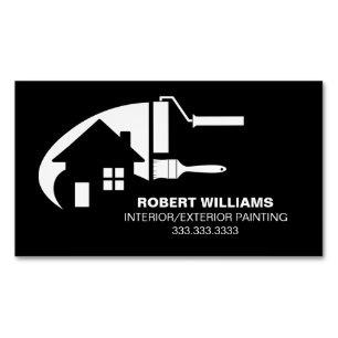 Tarjeta De Visita Magnética House Painter Professional