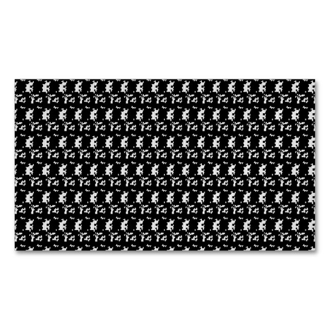 Tarjeta De Visita Magnética Idioma, tormenta del desierto (Anverso)