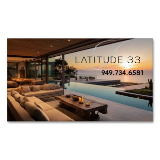 Tarjeta De Visita Magnética Imagen genérica de Latitude 33 RE