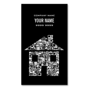 Tarjeta De Visita Magnética Imnet Profesional House Inmobiliaria Promocional