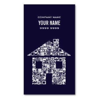 Tarjeta De Visita Magnética Imnet Profesional House Inmobiliaria Promocional