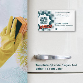 Tarjeta De Visita Magnética Impresiones sin foco: Limpieza profesional de casa