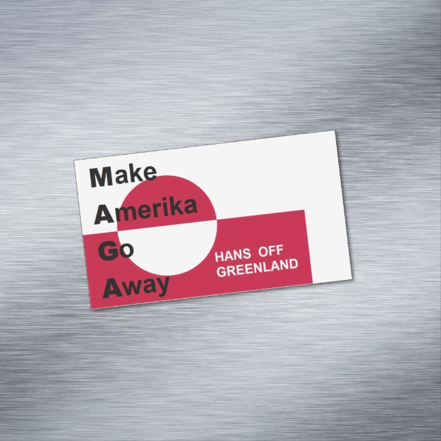 Tarjeta De Visita Magnética Independant Greenland (In Situ)