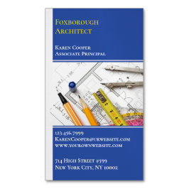 Tarjeta De Visita Magnética Ingeniería de arquitectura