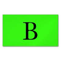 Iniciales monográficas Neon Green Brillante Guay
