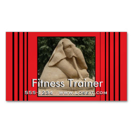 Tarjeta De Visita Magnética Instructor de la aptitud