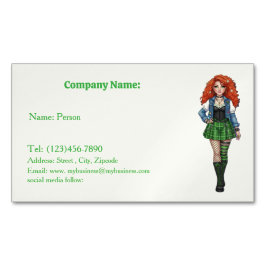 Tarjeta De Visita Magnética irlandés débil