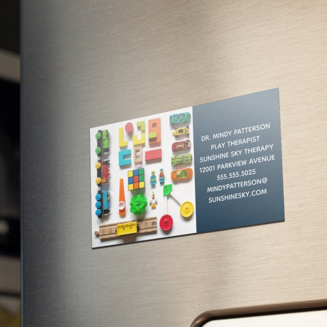 Tarjeta De Visita Magnética Juguete terapeuta niño psicólogo consejero Juguete (Subido por el creador)