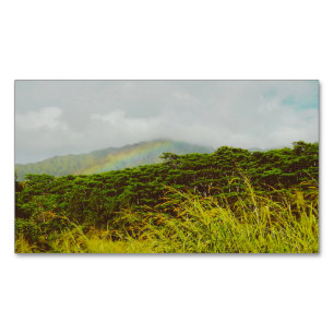 Tarjeta De Visita Magnética Kauai Rainbow
