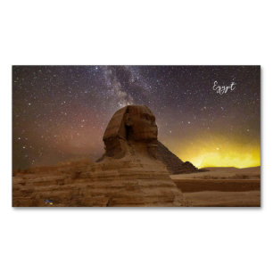 Tarjeta De Visita Magnética La Gran Esfinge De Giza
