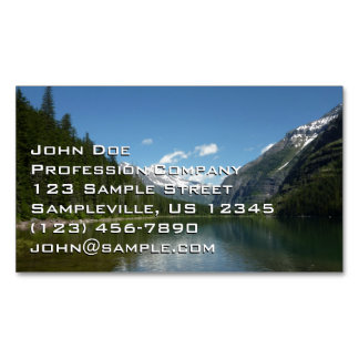 Tarjeta De Visita Magnética Lago Avalanche I en el Parque Nacional Glaciar