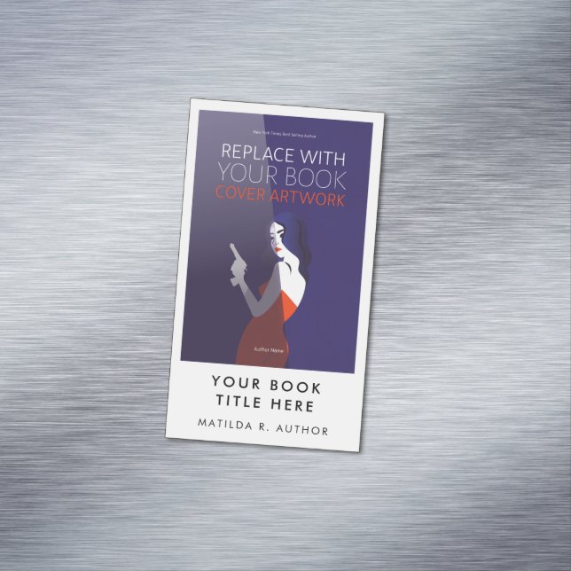 Tarjeta De Visita Magnética Lanzamiento del libro | Material gráfico promocion (In Situ)