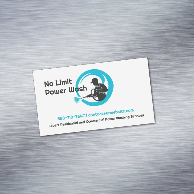 Tarjeta De Visita Magnética Lavado de la presión del agua (In Situ)