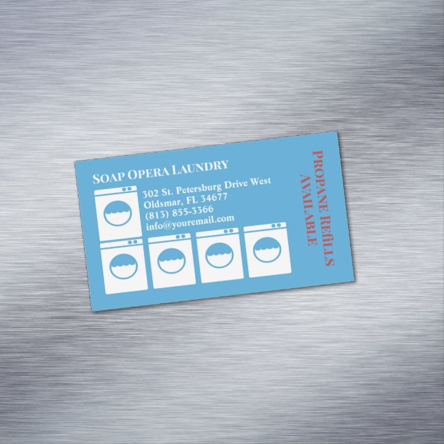 Tarjeta De Visita Magnética Lavandería (In Situ)