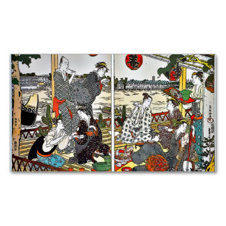 Tarjeta De Visita Magnética Le Restaurant Shikian, version Comics