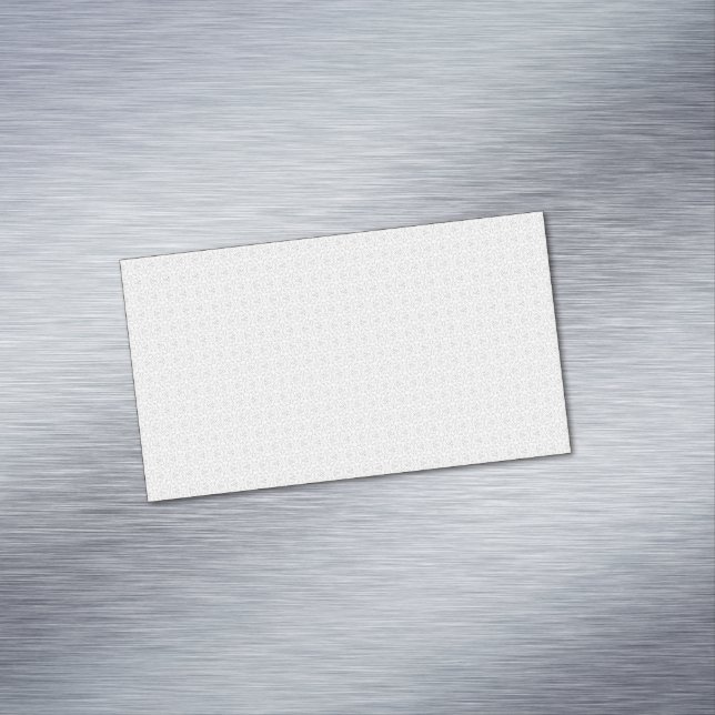 Tarjeta De Visita Magnética Light Grey Geometric Tile Pattern (In Situ)