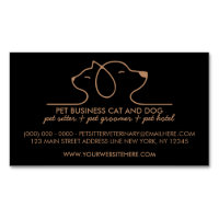 Logotipo simple de veterinaria para mascotas con p