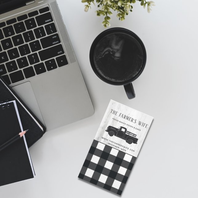 Tarjeta De Visita Magnética Madera trabajada de búfalo blanco negro estilo cas (Subido por el creador)